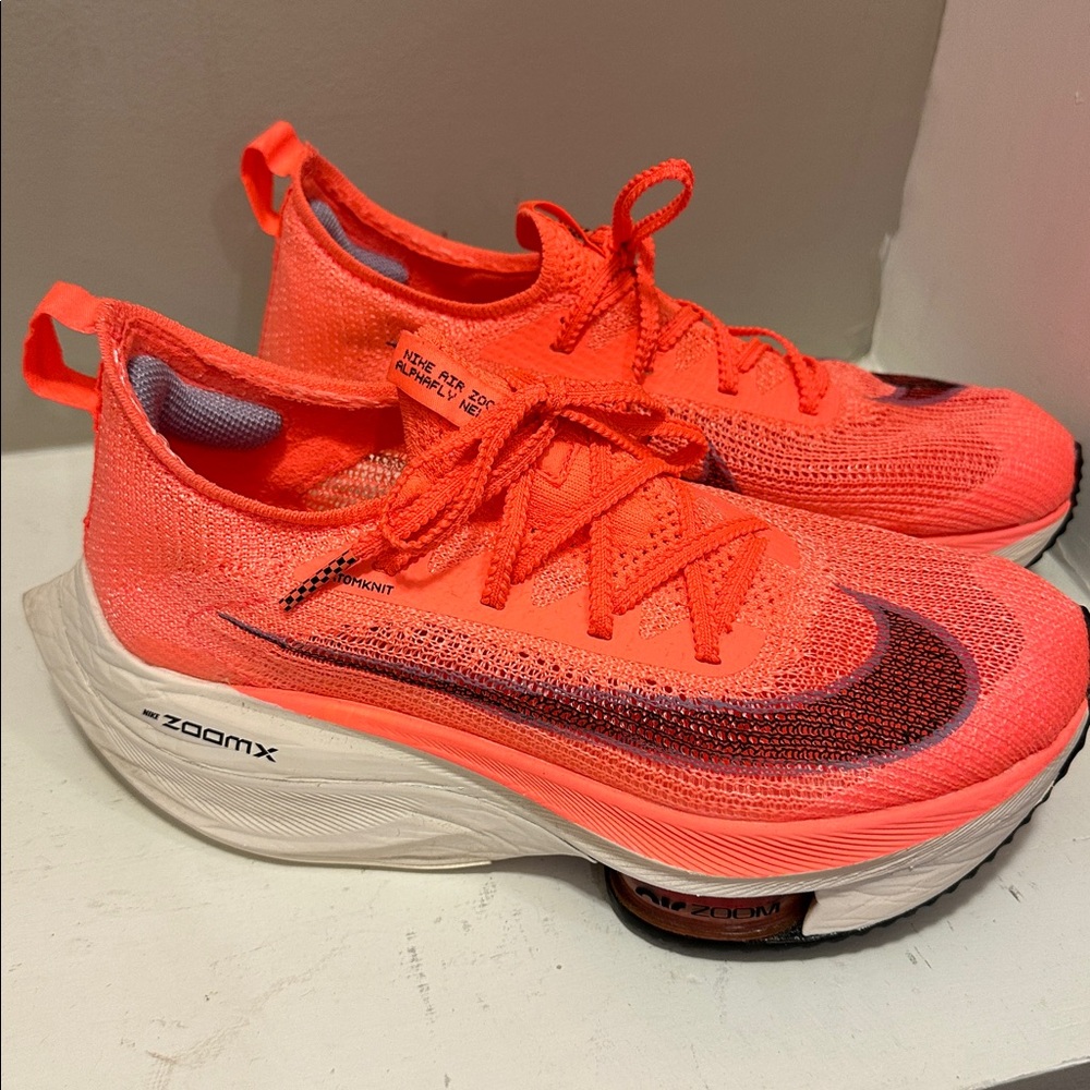 Nike Air Zoom Alphafly Next Bright Orange Sneakers - Picture 5 of 11